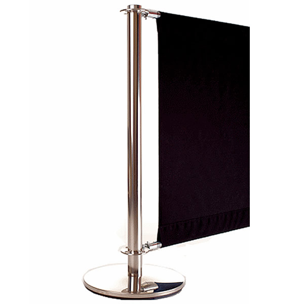 Milano Cafe Barrier Post Manufactured with Marine Grade Stainless Steel